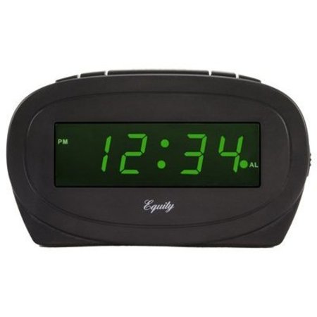 LA CROSSE TECHNOLOGY 06 GRN LED Alarm Clock 30226